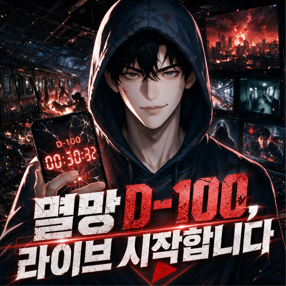멸망 D-100, 라이브 시작합니다 thumbnail